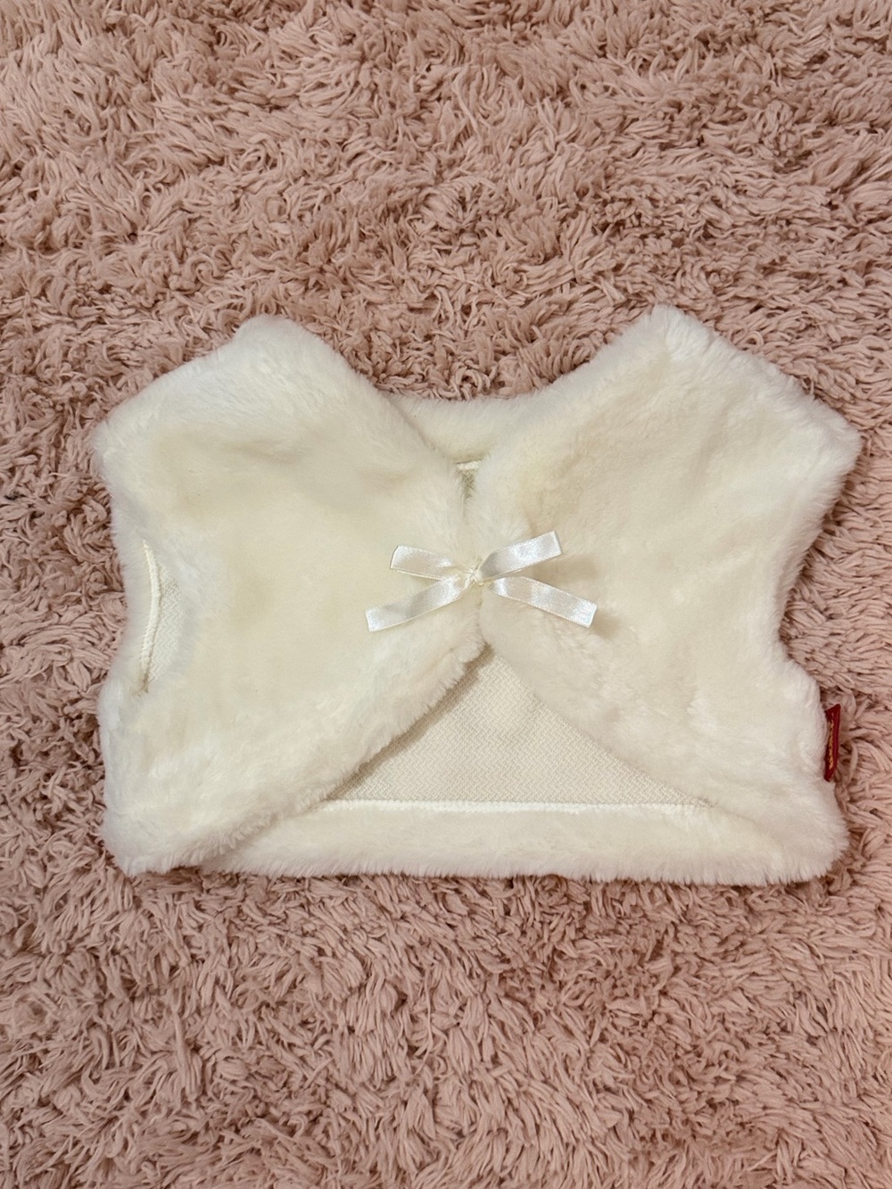 Vintage 2007 Bratz Movie Faux Fur Shrug Wrap Official Costume Toddler Girl #053